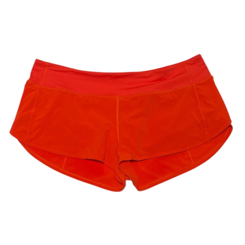 NWT Lululemon Speed Up LR Short 2.5” Lined Carnation Red CRNR Size 12